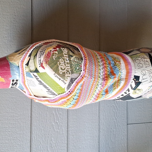 Zara crochet knit cropped tank top size Medium - Picture 8 of 10